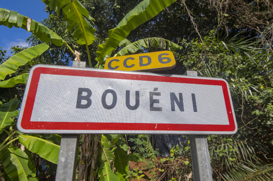 Panneau de commune de Boueni
