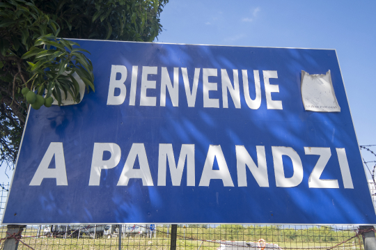 Panneau de commune de Pamandzi