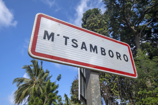 Panneau de signalisation commune de M'Tsamboro