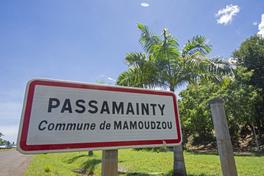 Panneau de signalisation Passaminty