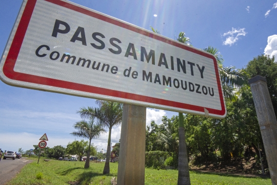 Panneau de signalisation Passaminty