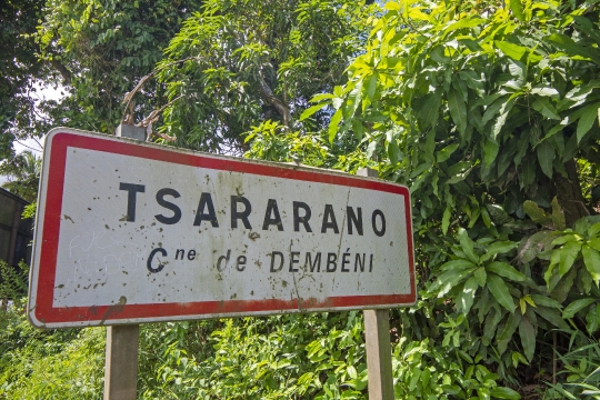 Panneau de signalisation Tsararano