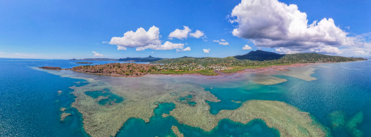 Panoramique du littoral de Bandrele