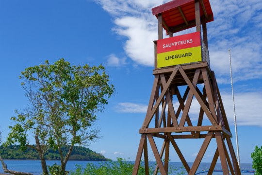 Poste de sauveteur à Musical Plage