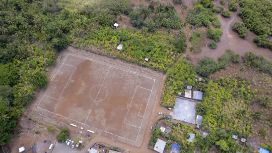 Terrain de foot de Dapani
