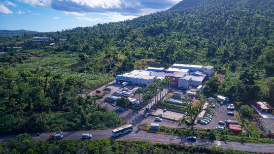 Usine de la Panima vu du ciel