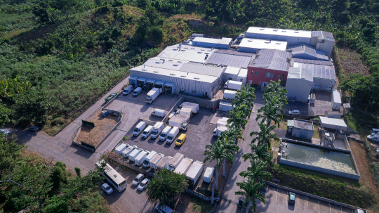 Usine de la Panima vu du ciel